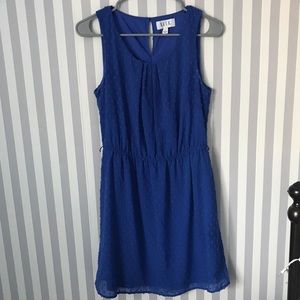 Elle Blue Textured Dress